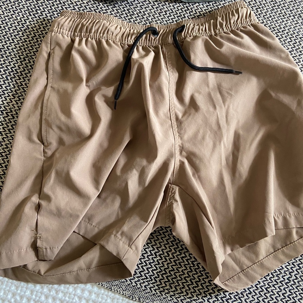 Men's Swim Trunks - Khaki/ Tan- Size 32